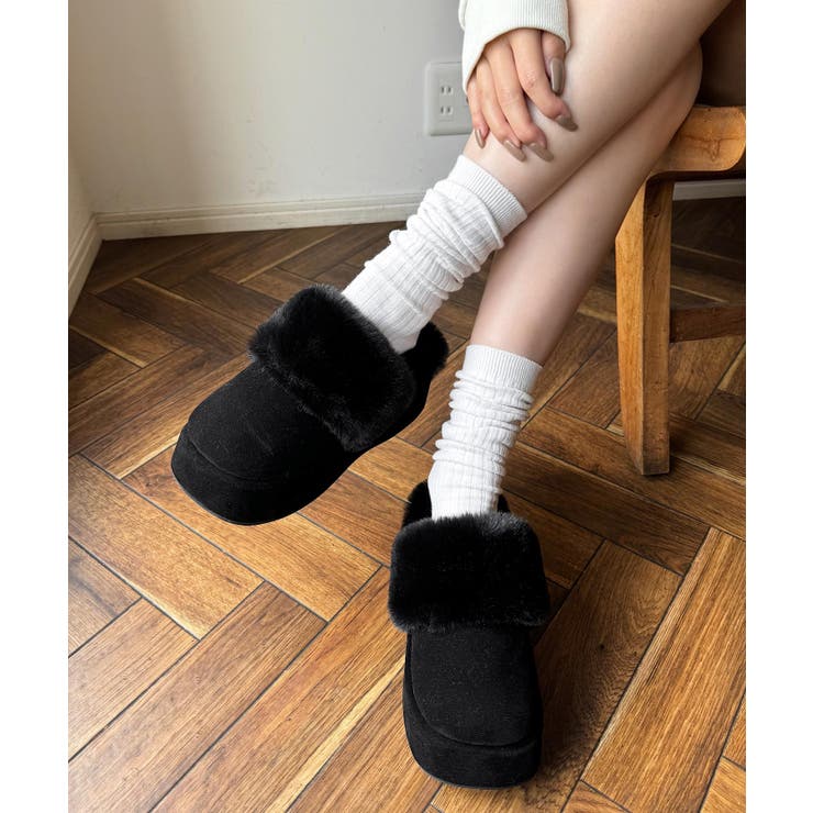 冬新作 フェイクムートン ボリュームソール | LOVERS | 詳細画像24 