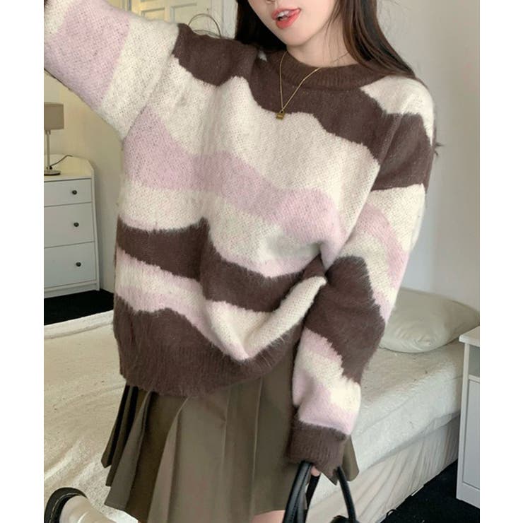 冬新作 ニュアンスウェーブ モヘアライク | LOVERS | 詳細画像2 