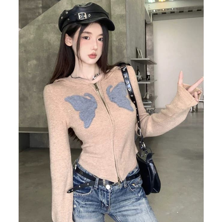 冬新作 バタフライパッチ ダブルジップ | LOVERS | 詳細画像18 