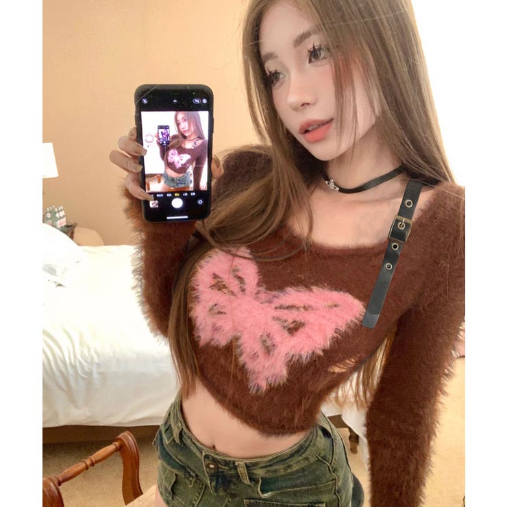 冬新作 バタフライ ベルトワンショルダー | LOVERS | 詳細画像9 