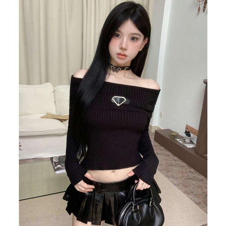 冬新作 ベルト付き オフショルダー | LOVERS | 詳細画像4 