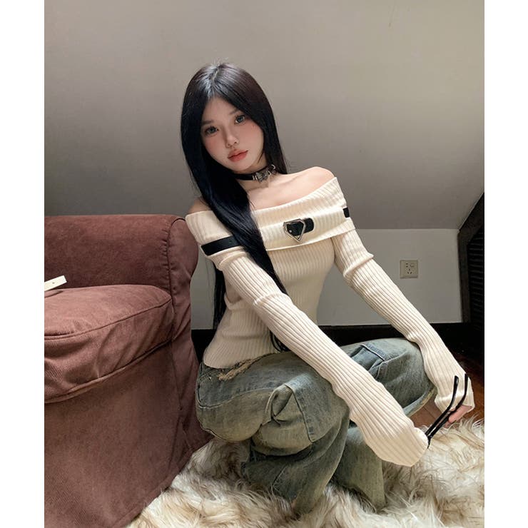 冬新作 ベルト付き オフショルダー | LOVERS | 詳細画像11 