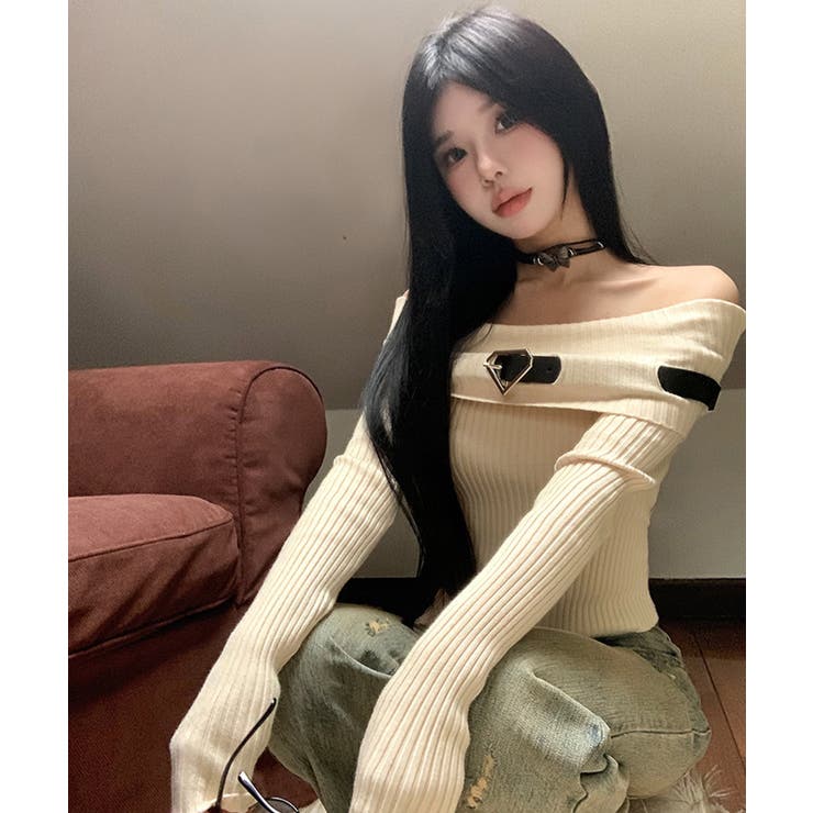 冬新作 ベルト付き オフショルダー | LOVERS | 詳細画像13 