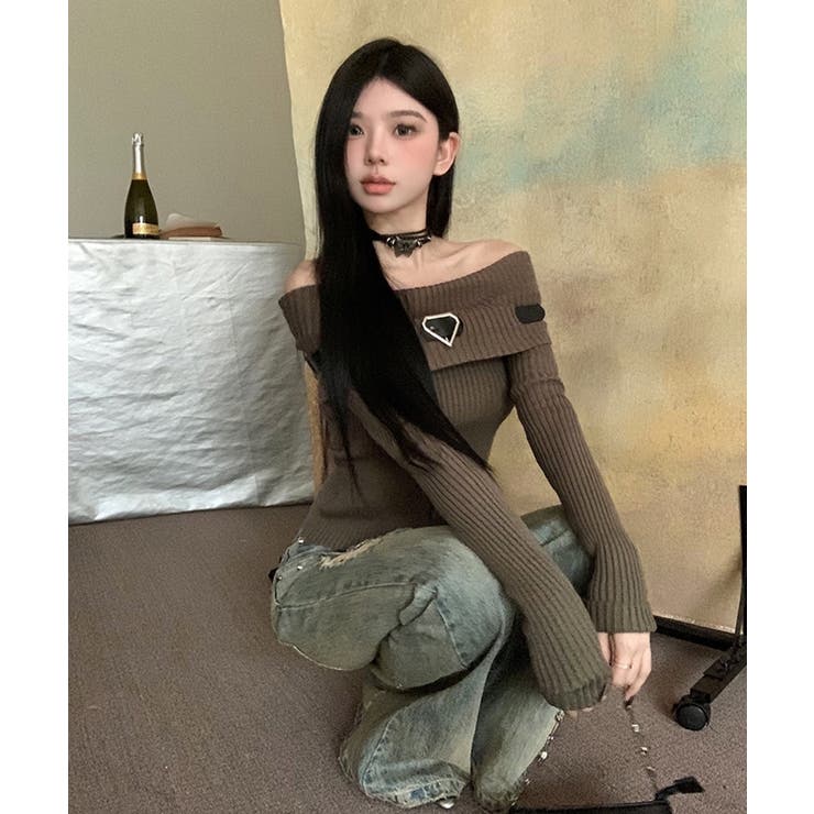 冬新作 ベルト付き オフショルダー | LOVERS | 詳細画像15 