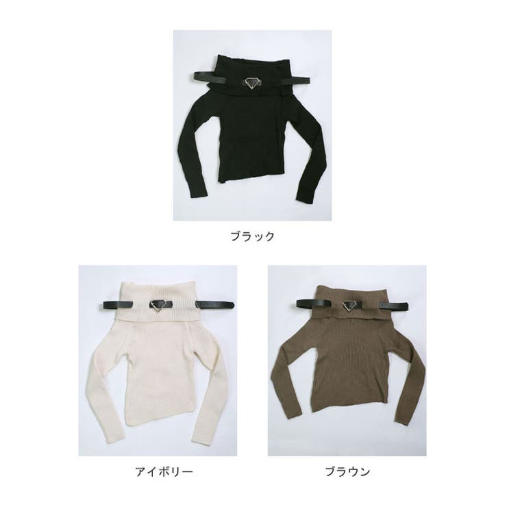 冬新作 ベルト付き オフショルダー | LOVERS | 詳細画像30 