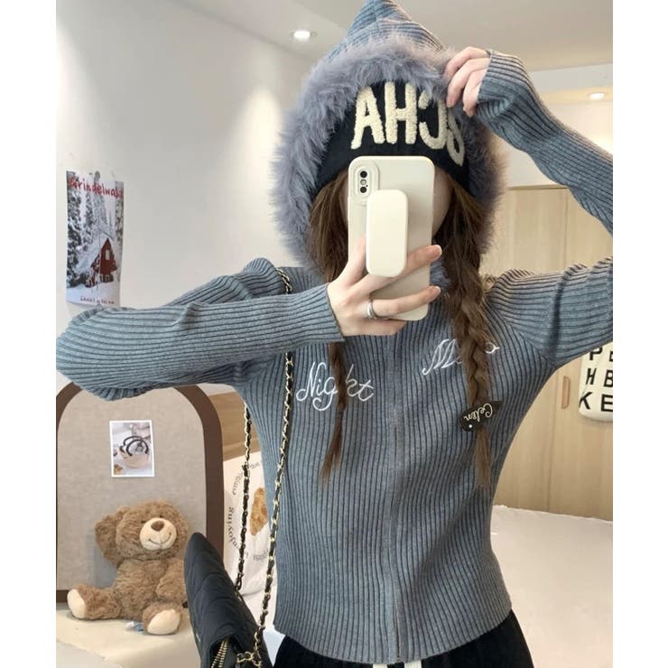 冬新作 ファーフード ショート丈 | LOVERS | 詳細画像9 