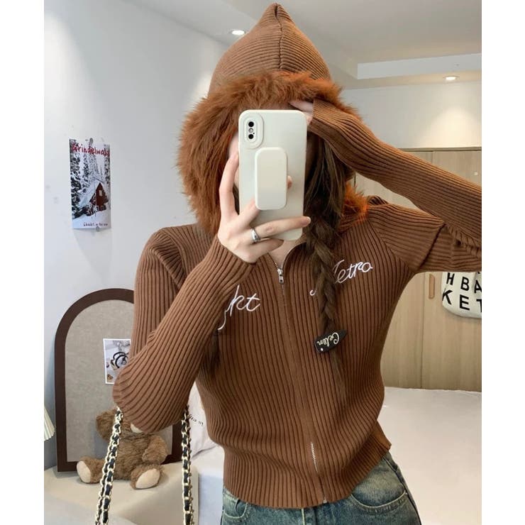 冬新作 ファーフード ショート丈 | LOVERS | 詳細画像13 