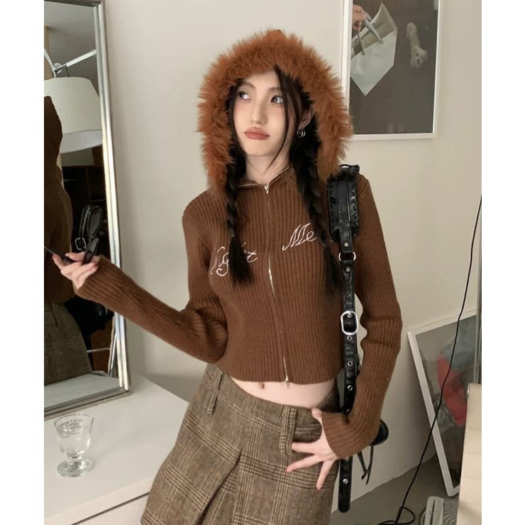 冬新作 ファーフード ショート丈 | LOVERS | 詳細画像14 