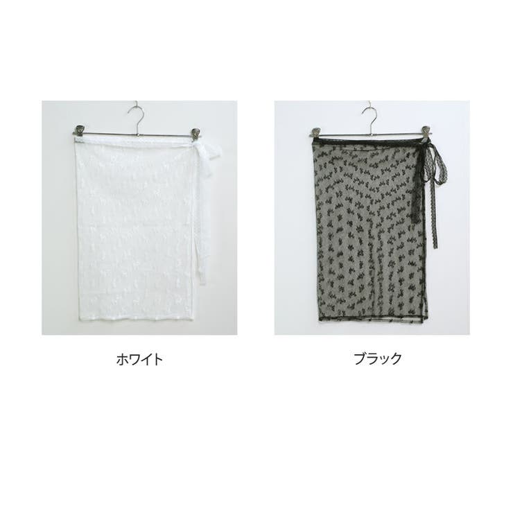 冬新作 リボン柄レース レイヤードラップスカート | LOVERS | 詳細画像20 