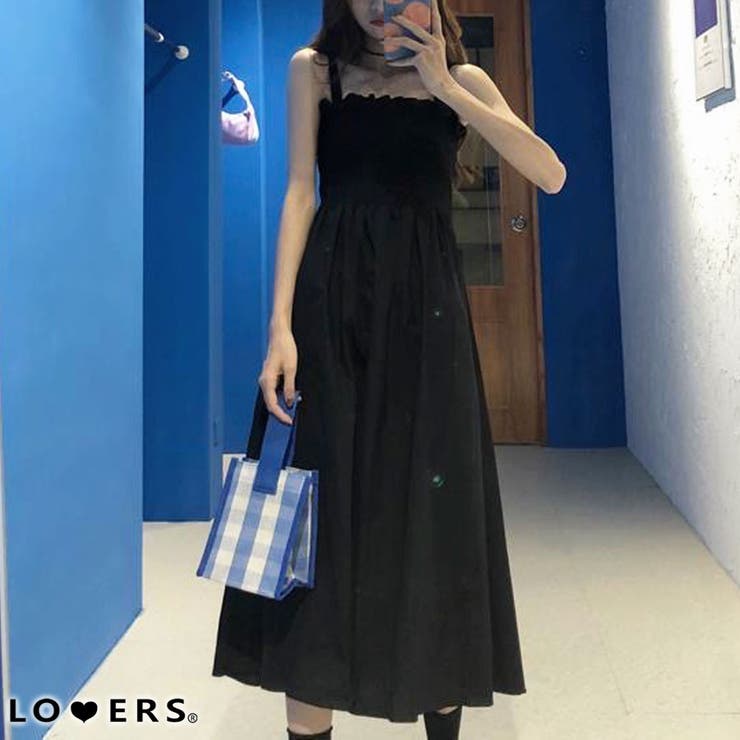 ま*ん様 NBB ♡ 【上西星来さんコラボ】フリルシャーリングキャミワンピース NATURAL BEAUTY BASIC（ナチュラルビューティーベーシック）の