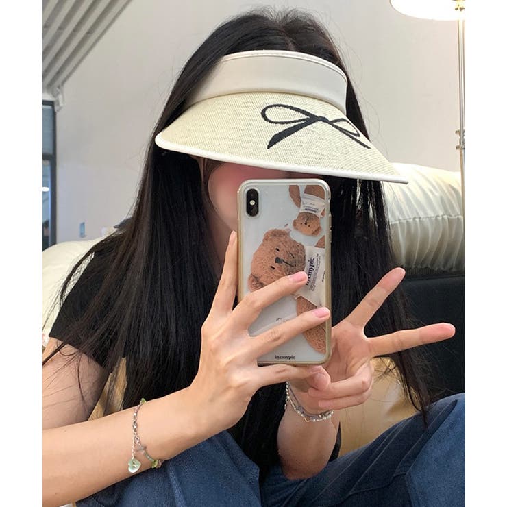 冬新作 リボン刺繍 ストローハット | LOVERS | 詳細画像6 