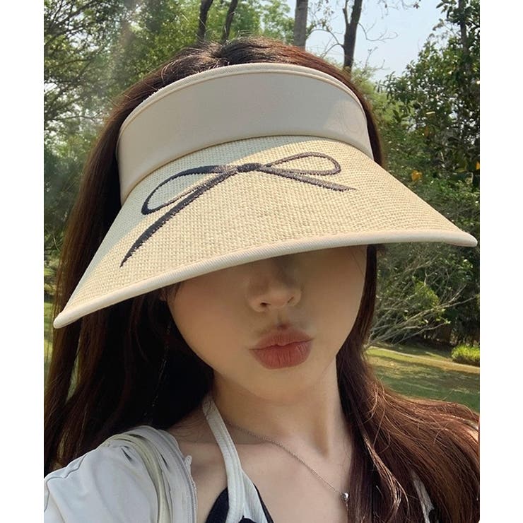 冬新作 リボン刺繍 ストローハット | LOVERS | 詳細画像10 