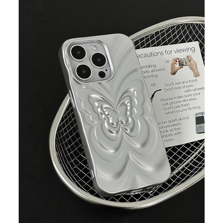 冬新作 バタフライデザイン メタリックシルバー | LOVERS | 詳細画像4 