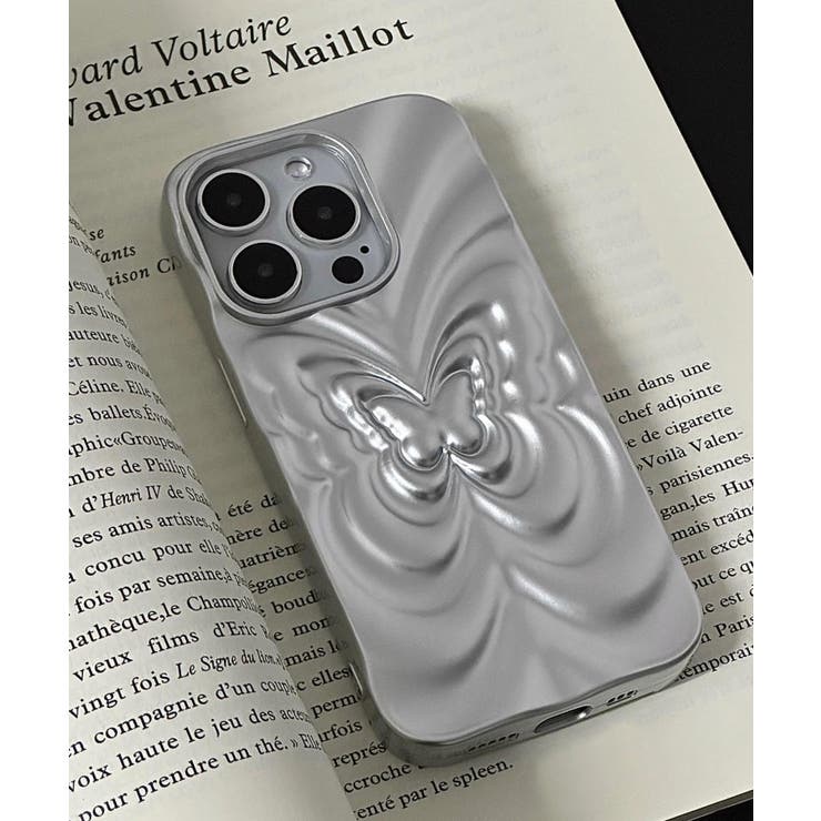 冬新作 バタフライデザイン メタリックシルバー | LOVERS | 詳細画像6 