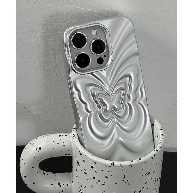 冬新作 バタフライデザイン メタリックシルバー | LOVERS | 詳細画像7 