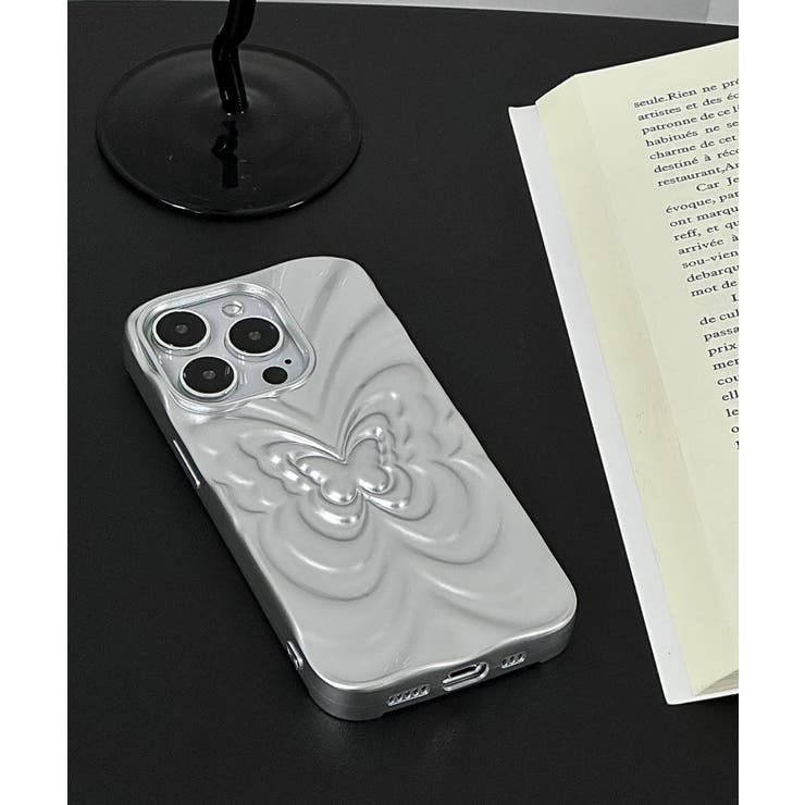 冬新作 バタフライデザイン メタリックシルバー | LOVERS | 詳細画像8 