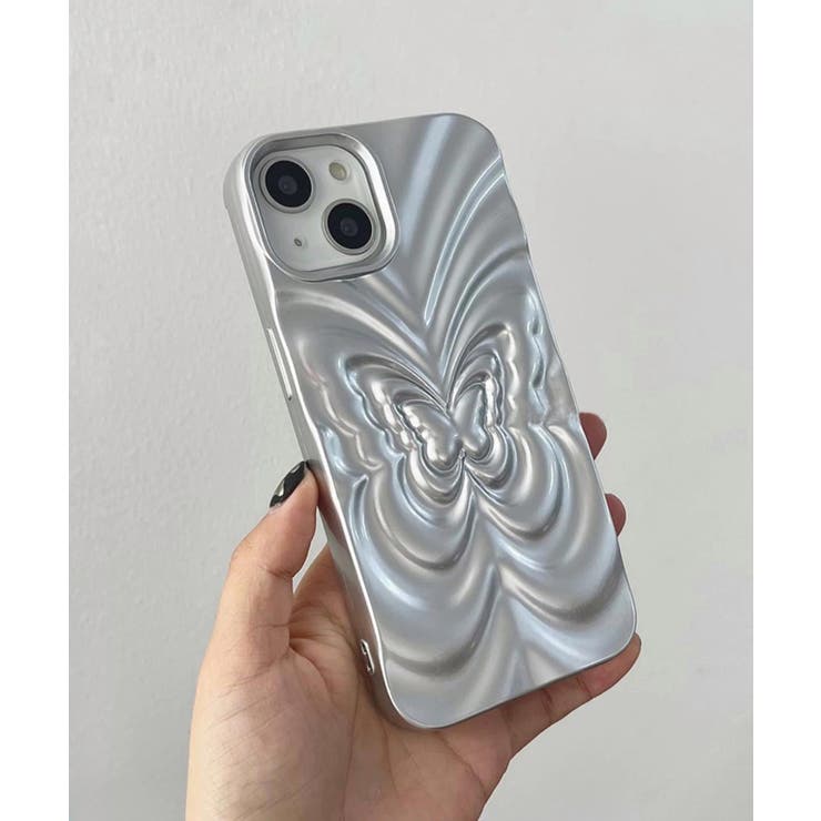 冬新作 バタフライデザイン メタリックシルバー | LOVERS | 詳細画像9 