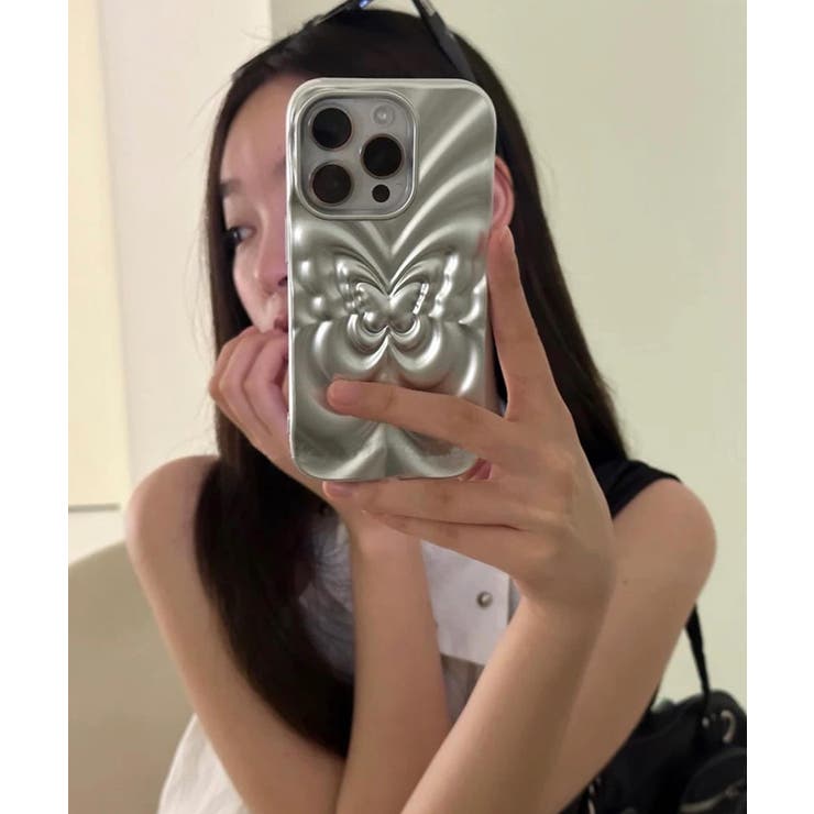 冬新作 バタフライデザイン メタリックシルバー | LOVERS | 詳細画像11 