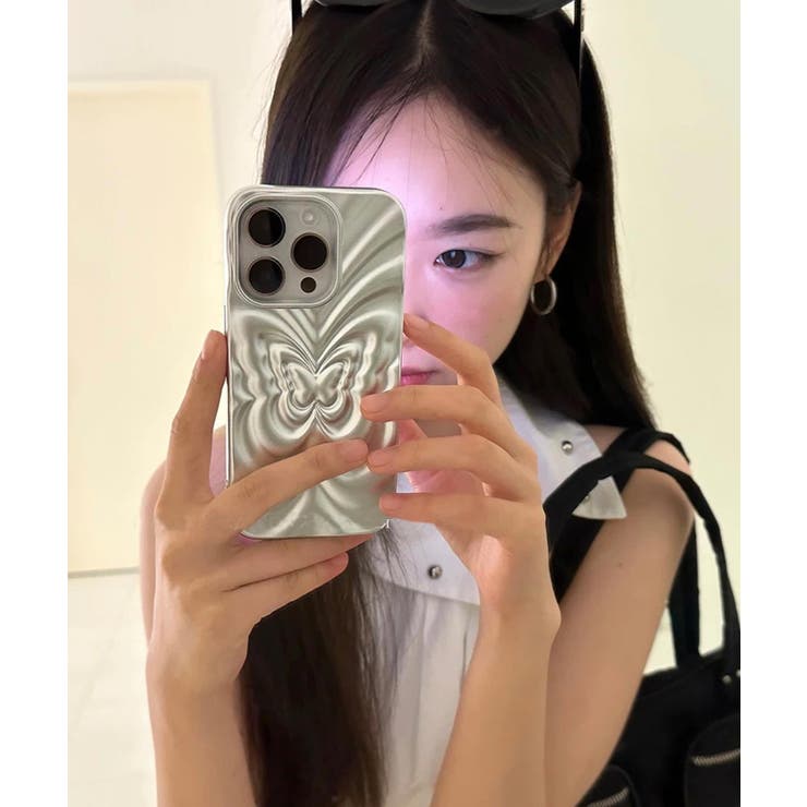 冬新作 バタフライデザイン メタリックシルバー | LOVERS | 詳細画像12 