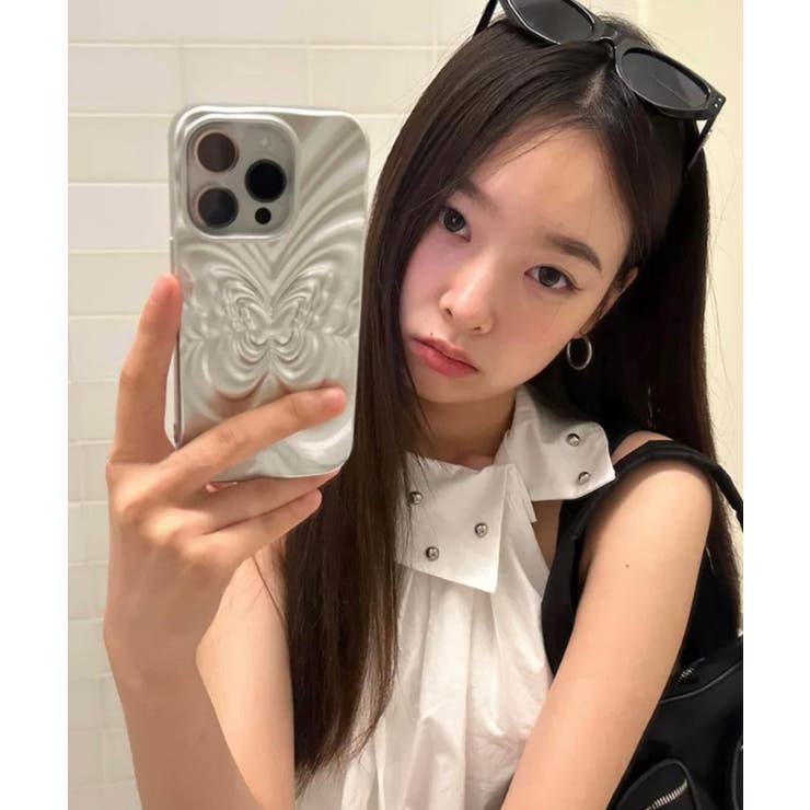 冬新作 バタフライデザイン メタリックシルバー | LOVERS | 詳細画像13 