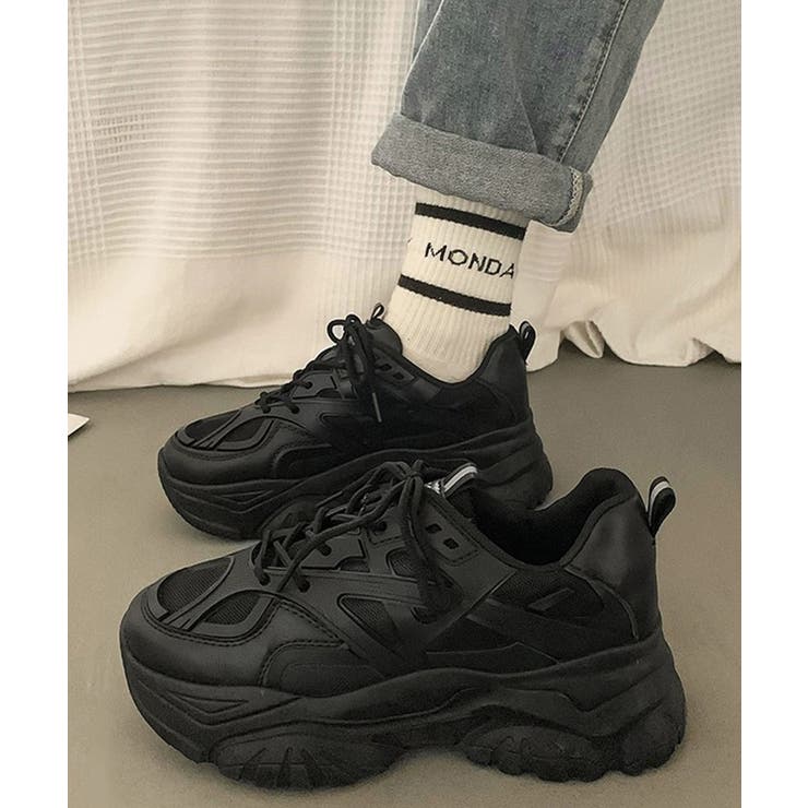 冬新作 ボリュームソール ダッドスニーカー | LOVERS | 詳細画像11 