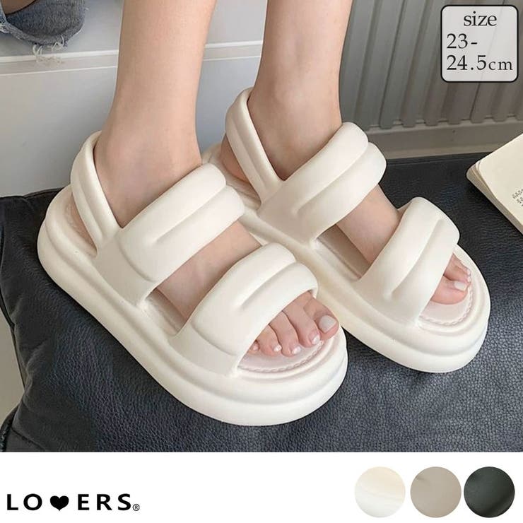 冬新作 EVA素材 厚底スポーツサンダル | LOVERS | 詳細画像1 