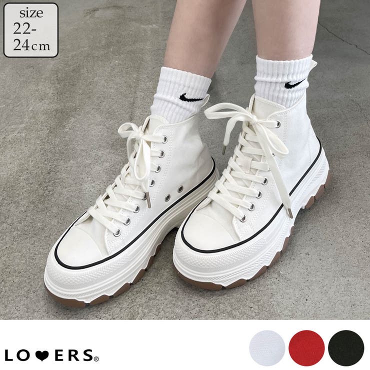 冬新作 ボリュームソール キャンバス | LOVERS | 詳細画像1 
