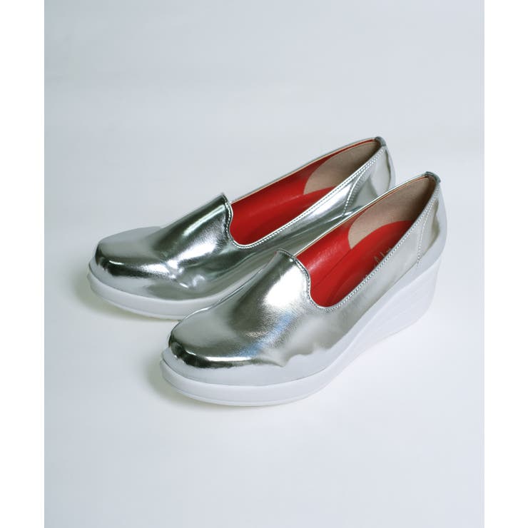 冬新作 日本製ウェッジソールパンプス日本製 厚底 | LOVERS | 詳細画像21 