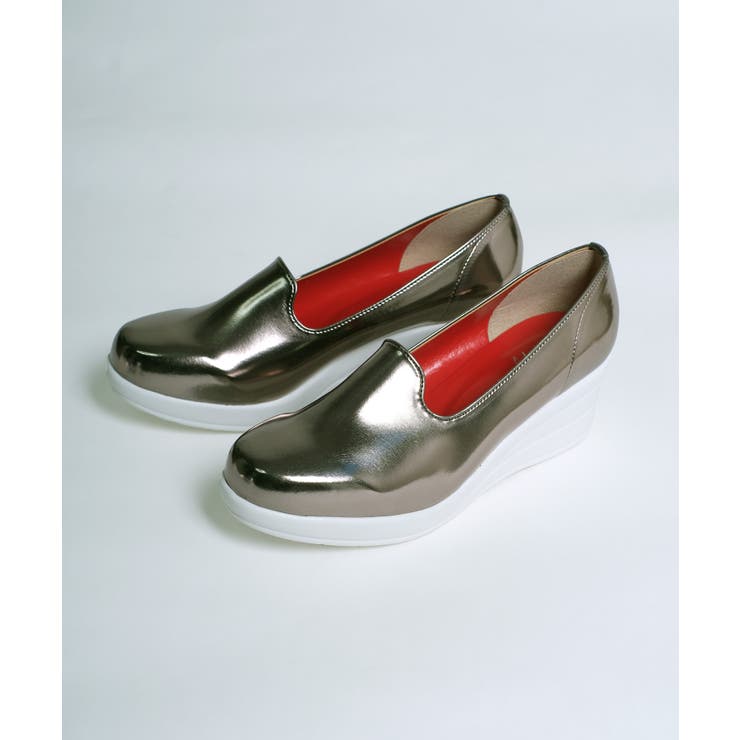 冬新作 日本製ウェッジソールパンプス日本製 厚底 | LOVERS | 詳細画像23 