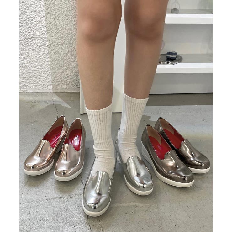 冬新作 日本製ウェッジソールパンプス日本製 厚底 | LOVERS | 詳細画像3 