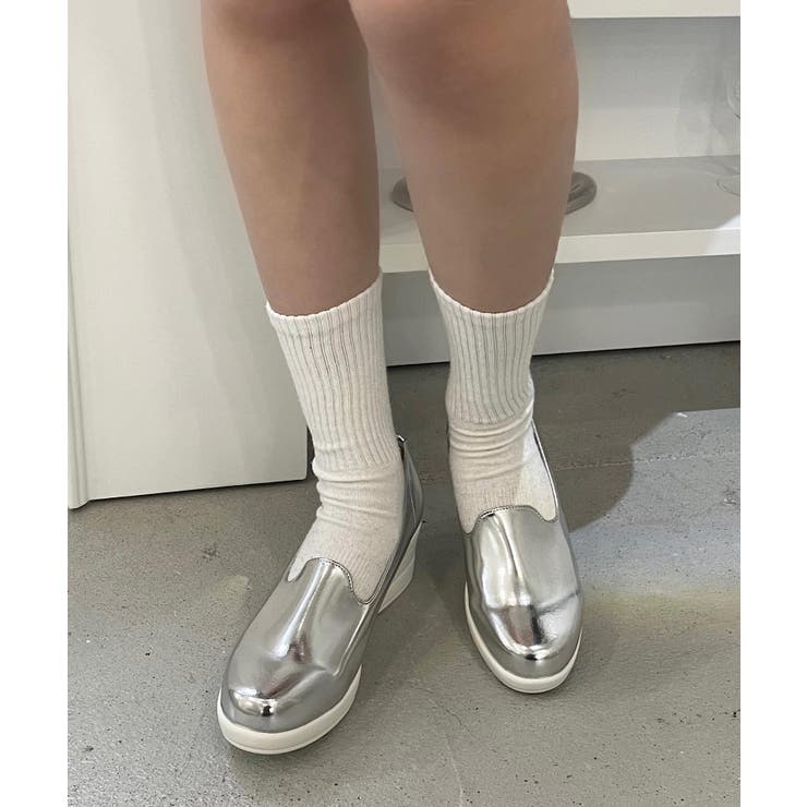 冬新作 日本製ウェッジソールパンプス日本製 厚底 | LOVERS | 詳細画像9 