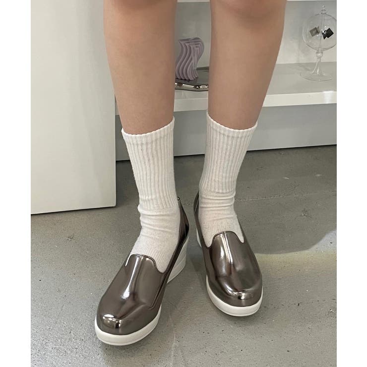 冬新作 日本製ウェッジソールパンプス日本製 厚底 | LOVERS | 詳細画像14 