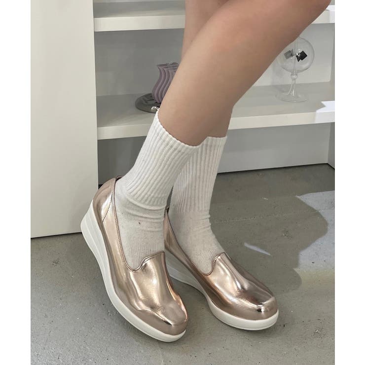 冬新作 日本製ウェッジソールパンプス日本製 厚底 | LOVERS | 詳細画像17 