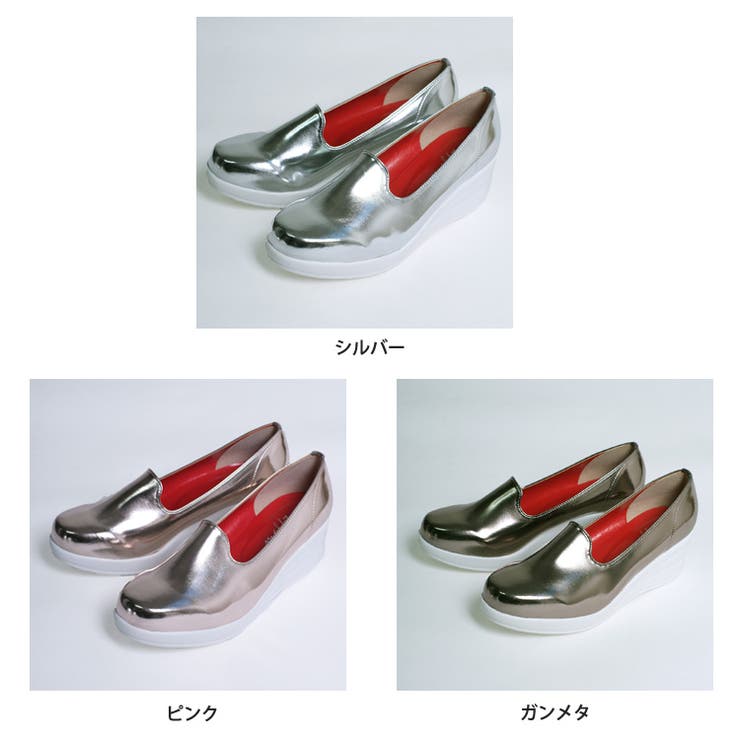 冬新作 日本製ウェッジソールパンプス日本製 厚底 | LOVERS | 詳細画像33 