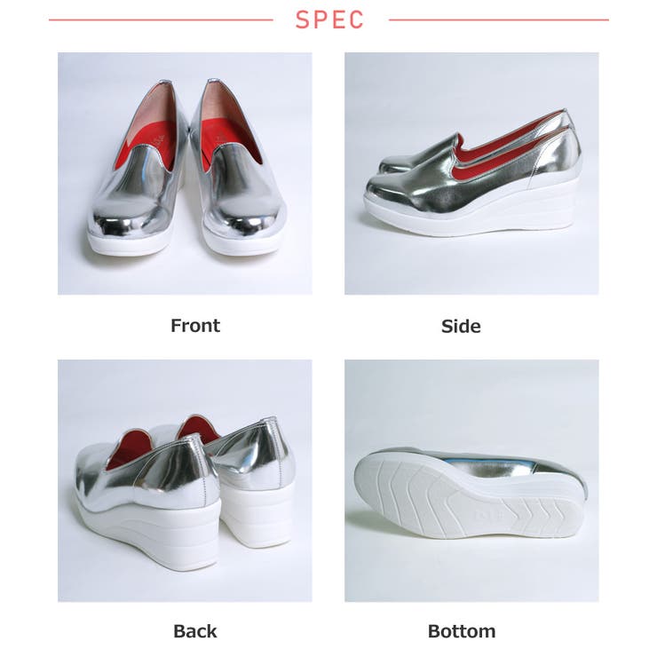 冬新作 日本製ウェッジソールパンプス日本製 厚底 | LOVERS | 詳細画像32 