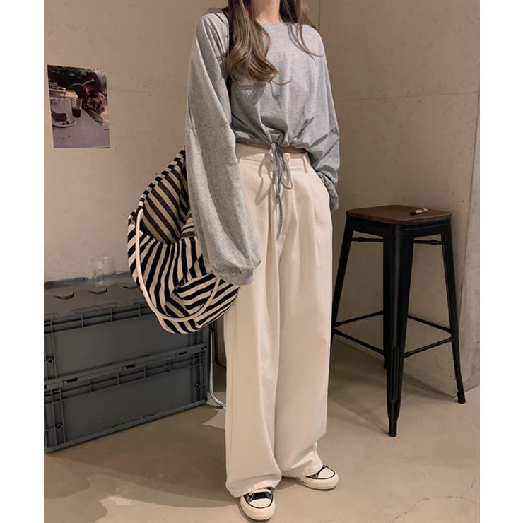 冬新作 クロップド丈 裾絞りスウェットma | LOVERS | 詳細画像15 