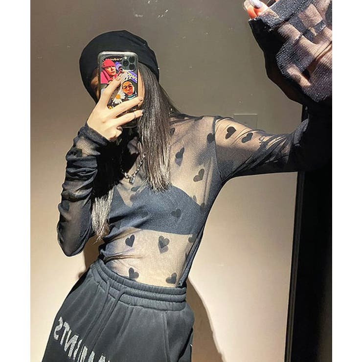 冬新作 ハート柄 タートルネック | LOVERS | 詳細画像3 