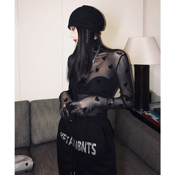 冬新作 ハート柄 タートルネック | LOVERS | 詳細画像4 