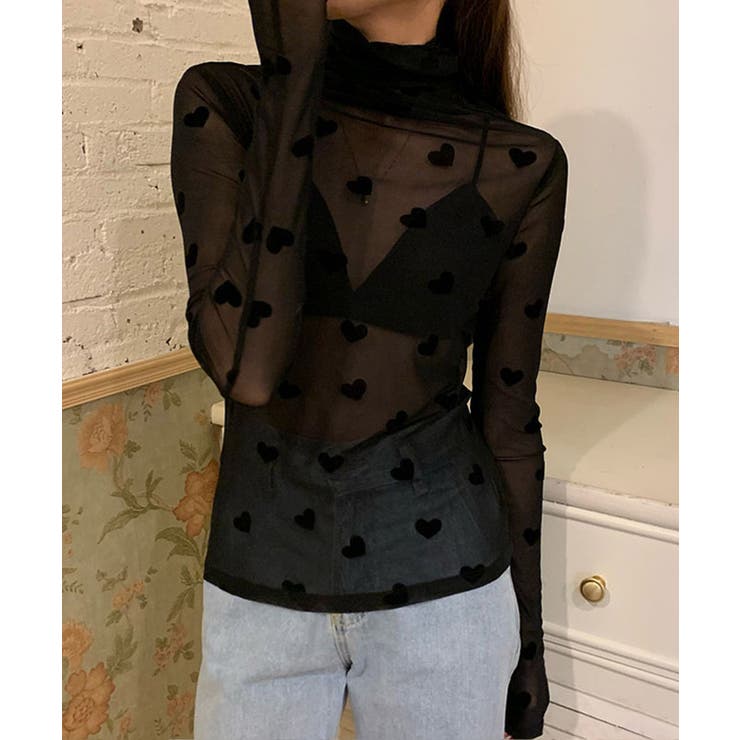 冬新作 ハート柄 タートルネック | LOVERS | 詳細画像8 