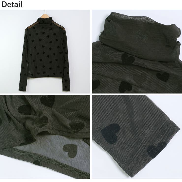 冬新作 ハート柄 タートルネック | LOVERS | 詳細画像16 