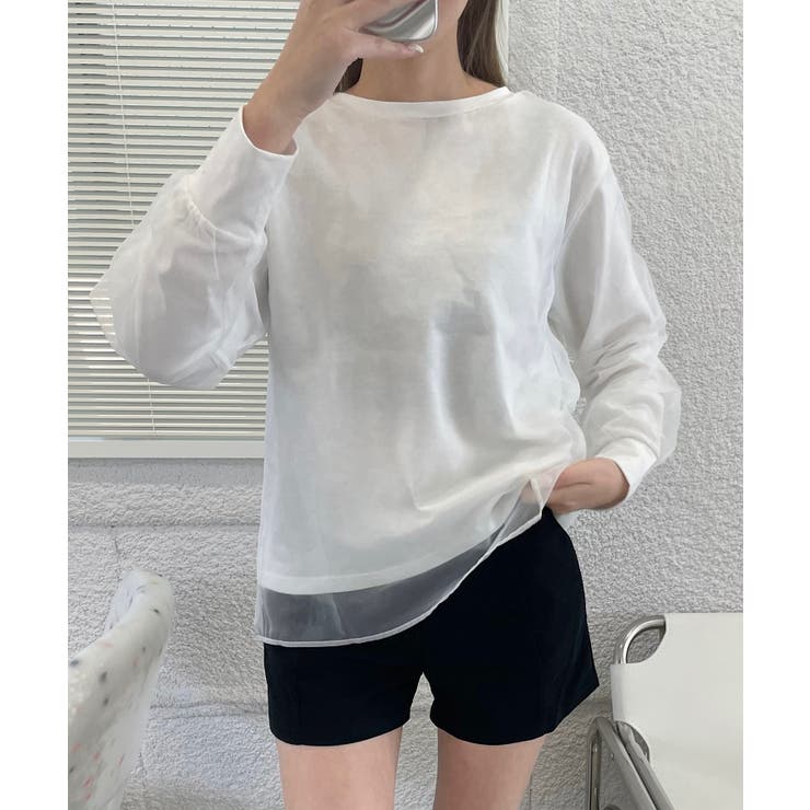 冬新作 シアーレイヤード トップスma | LOVERS | 詳細画像2 