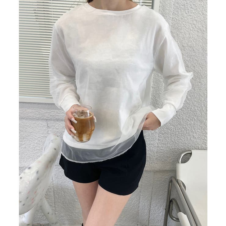 冬新作 シアーレイヤード トップスma | LOVERS | 詳細画像3 