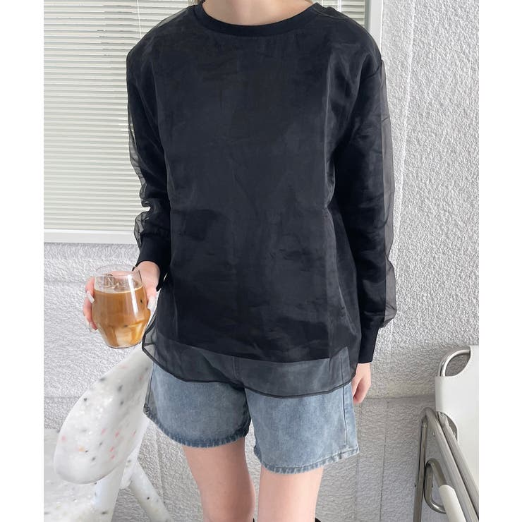 冬新作 シアーレイヤード トップスma | LOVERS | 詳細画像7 