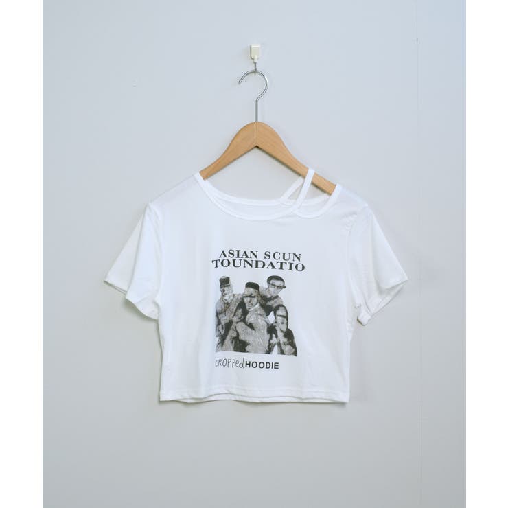 春新作 ショルダーカットアウト ショート丈チビTシャツ | LOVERS | 詳細画像18 