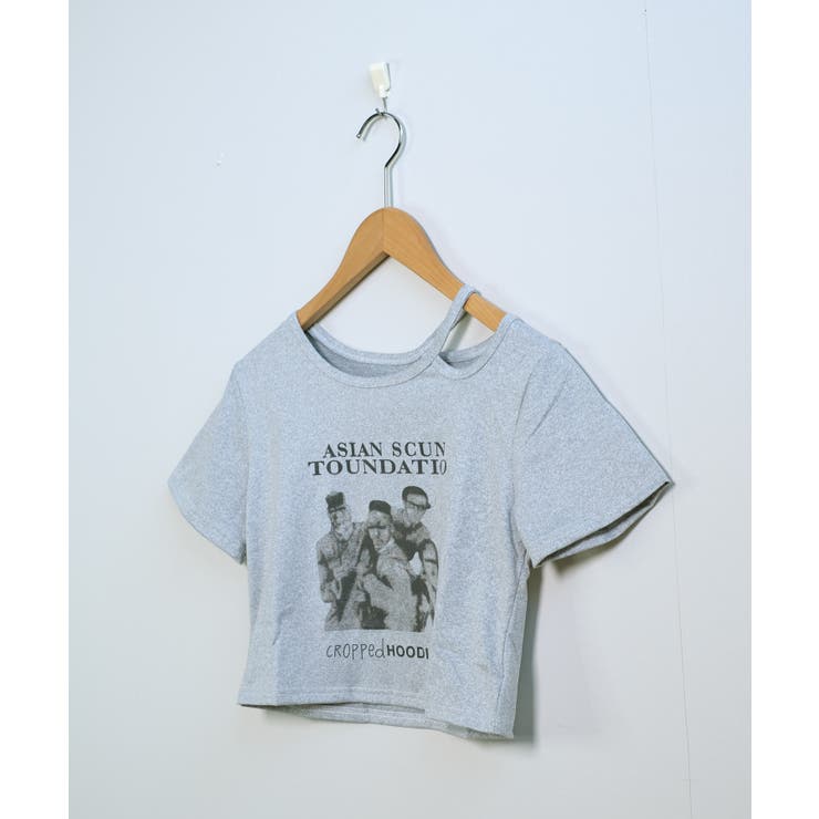 春新作 ショルダーカットアウト ショート丈チビTシャツ | LOVERS | 詳細画像23 