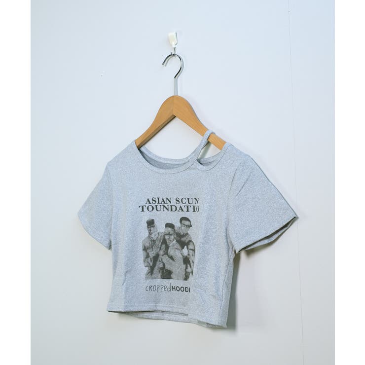 春新作 ショルダーカットアウト ショート丈チビTシャツ | LOVERS | 詳細画像24 