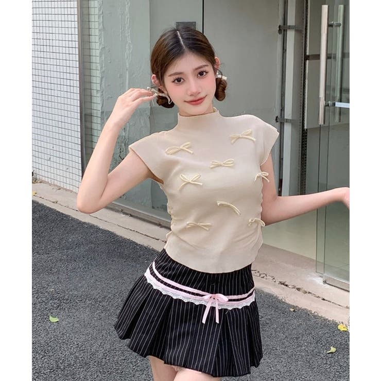 春新作 リボン付き サイドシャーリング | LOVERS | 詳細画像10 
