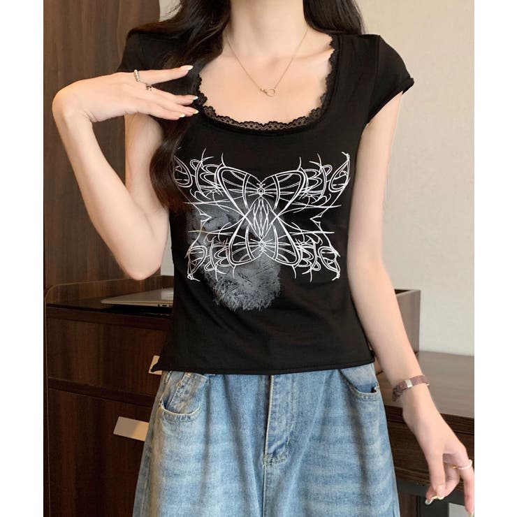 冬新作 ネックレース バタフライプリント | LOVERS | 詳細画像2 