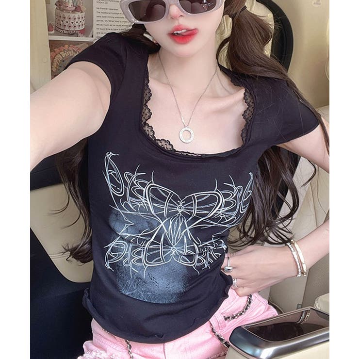 冬新作 ネックレース バタフライプリント | LOVERS | 詳細画像4 