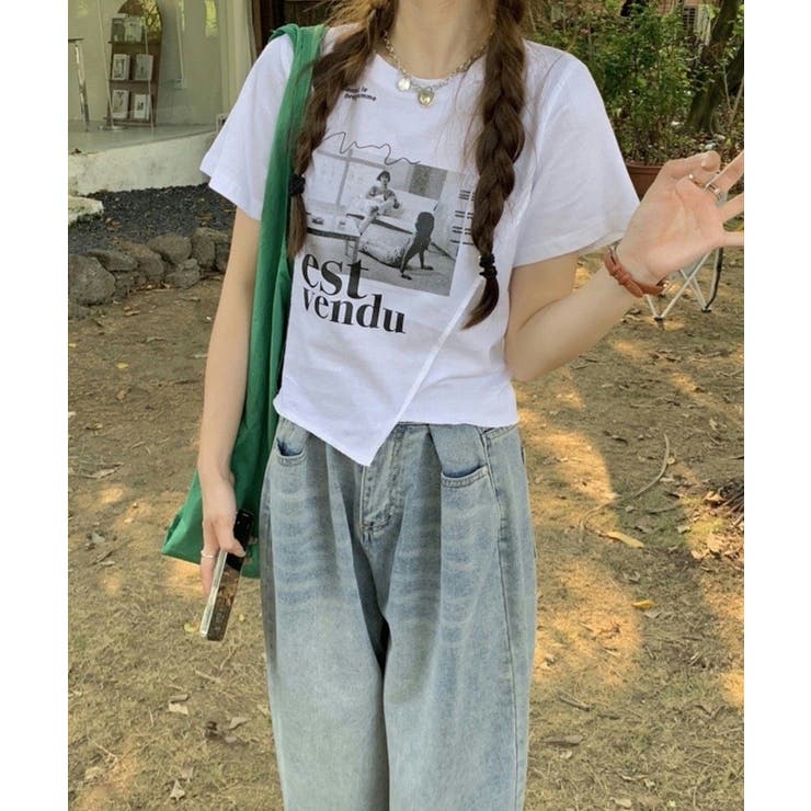 冬新作 フォトプリント アシンメトリー | LOVERS | 詳細画像14 